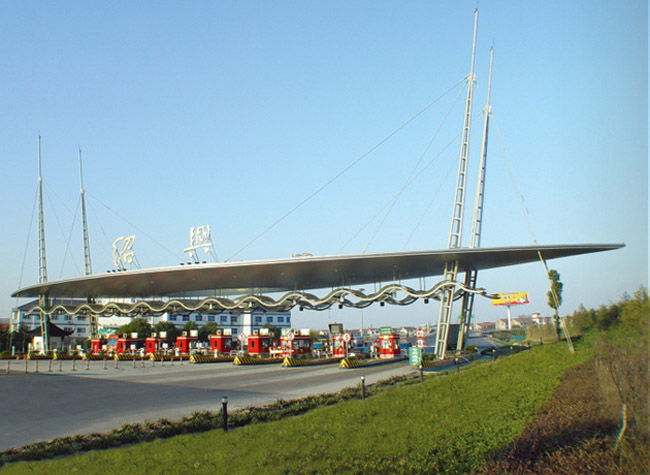 深州收费站网架工程